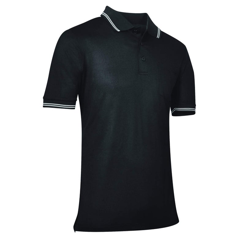 Champro Baseball/Softball Umpire Polo Shirt - Polyester, Adult Large, Black - Image 1